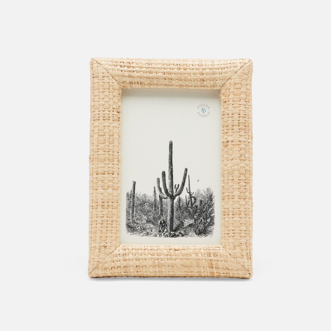 Belem, Natural, Frame, 4"X6", Raffia