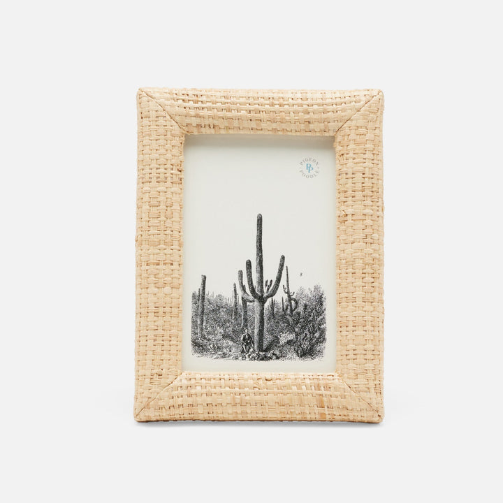 Belem, Natural, Frame, 4"X6", Raffia