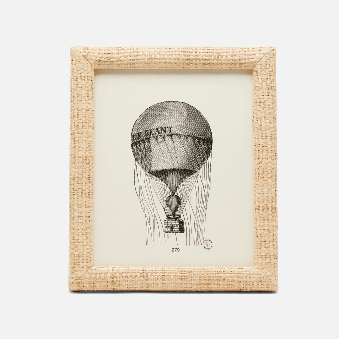 Belem, Natural, Frame, 8"X10", Raffia