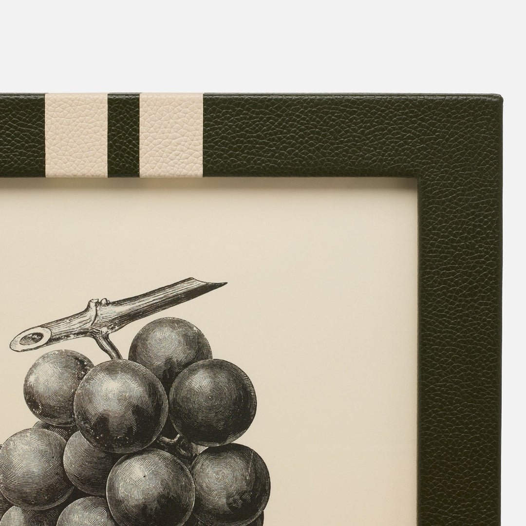 Blake, Forest/Cream, Frame, 5"X7", Full-Grain Leather
