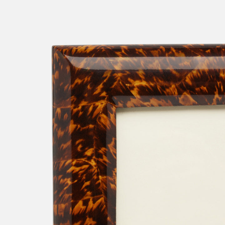 Dana, High Gloss, Frame, 4"X6", Faux Tortoise