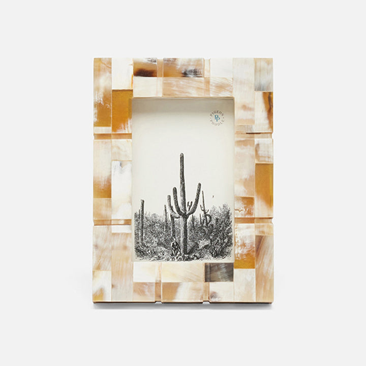 Darwin, Natural, Frame, 4"X6", Horn