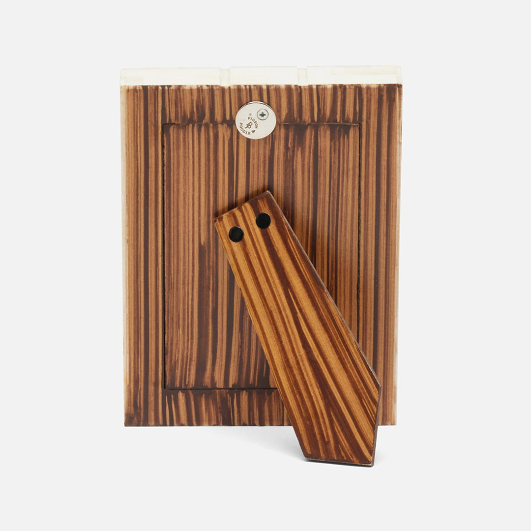 Darien, Natural, Frame, 4"X6", Bone