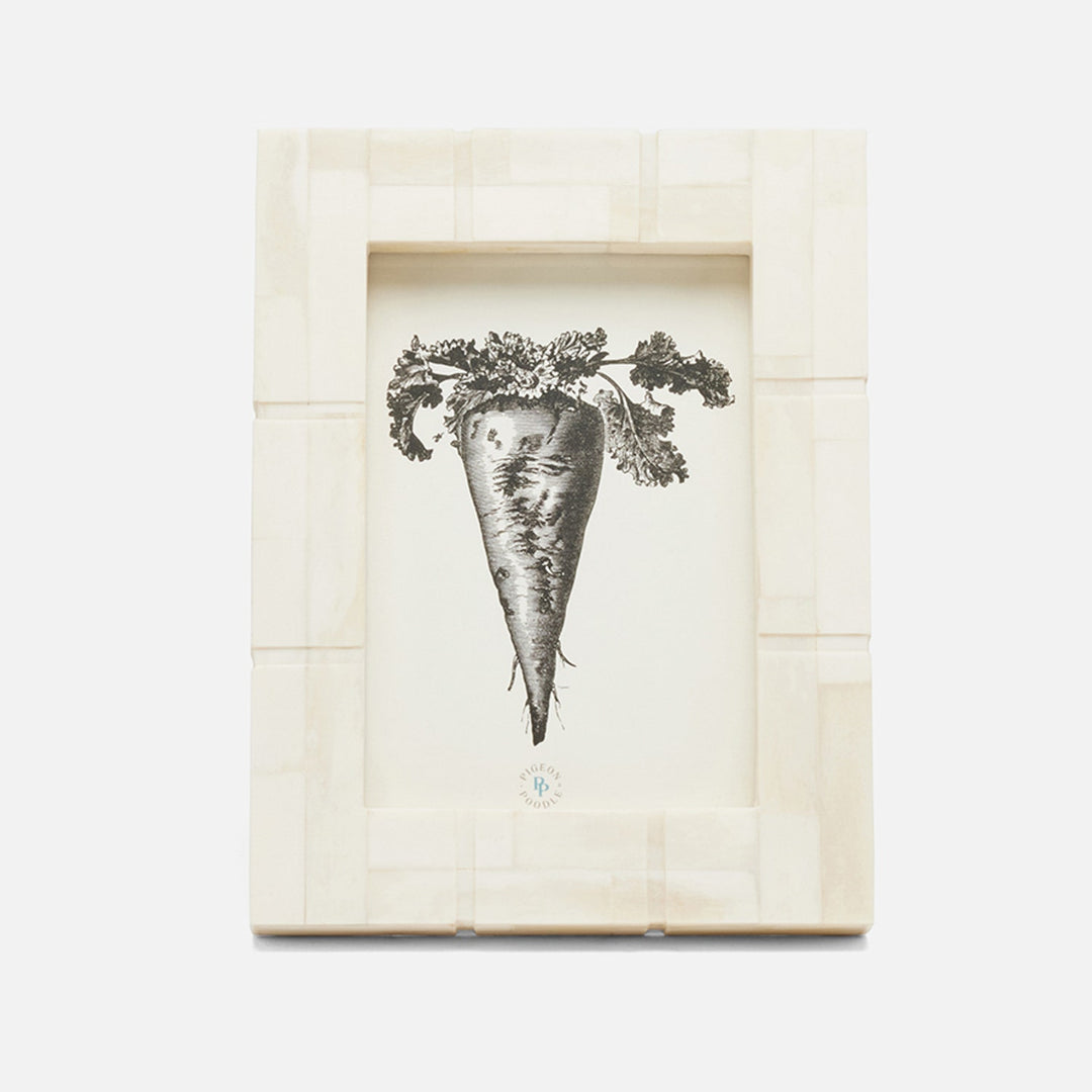 Darien, Natural, Frame, 5"X7", Bone