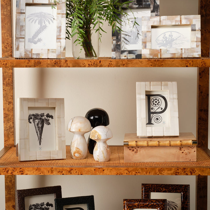 Darien, Natural, Frame, 5"X7", Bone