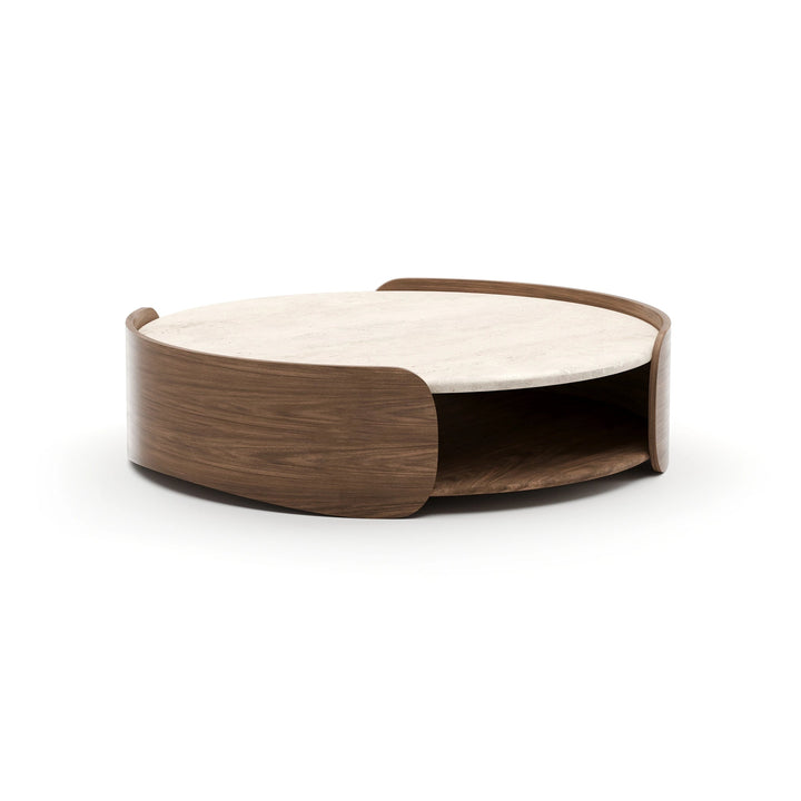 Fleur Open Cocktail Table W/Wood Shelf - image 2