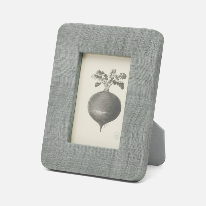 Halle, Bullet Gray, Frame, 4"X6", Silken Abaca