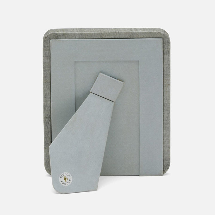 Halle, Bullet Gray, Frame, 4"X6", Silken Abaca