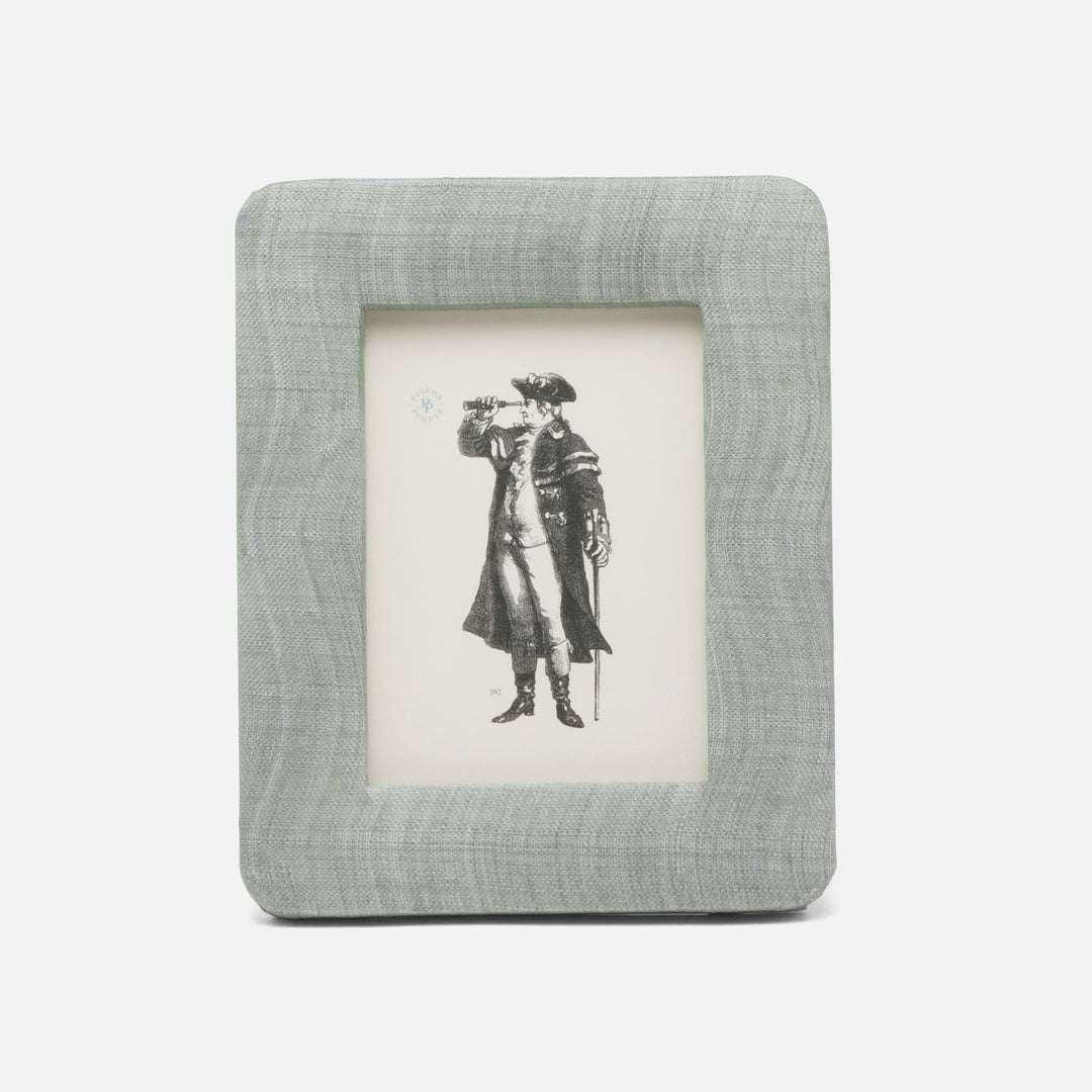 Halle, Bullet Gray, Frame, 5"X7", Silken Abaca