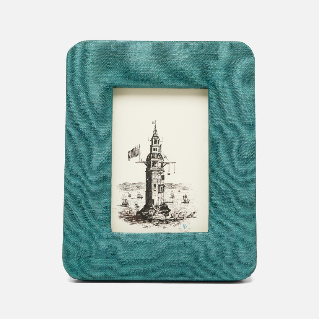 Halle, Emerald Green, Frame, 4"X6", Silken Abaca