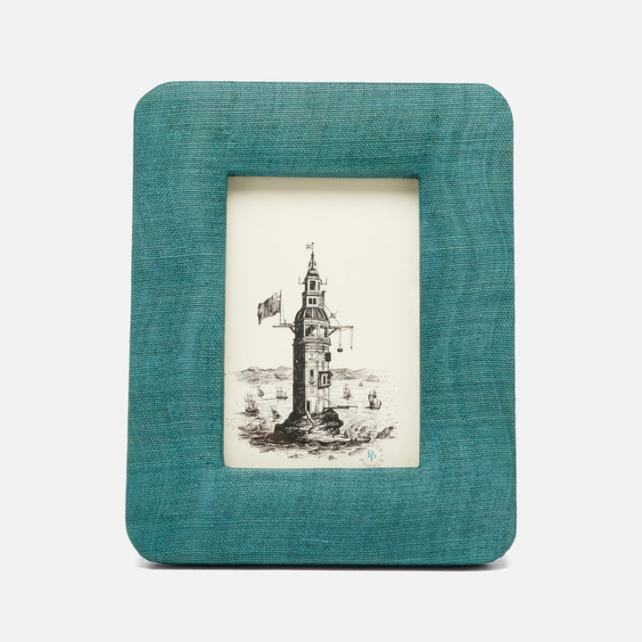 Halle, Emerald Green, Frame, 4"X6", Silken Abaca