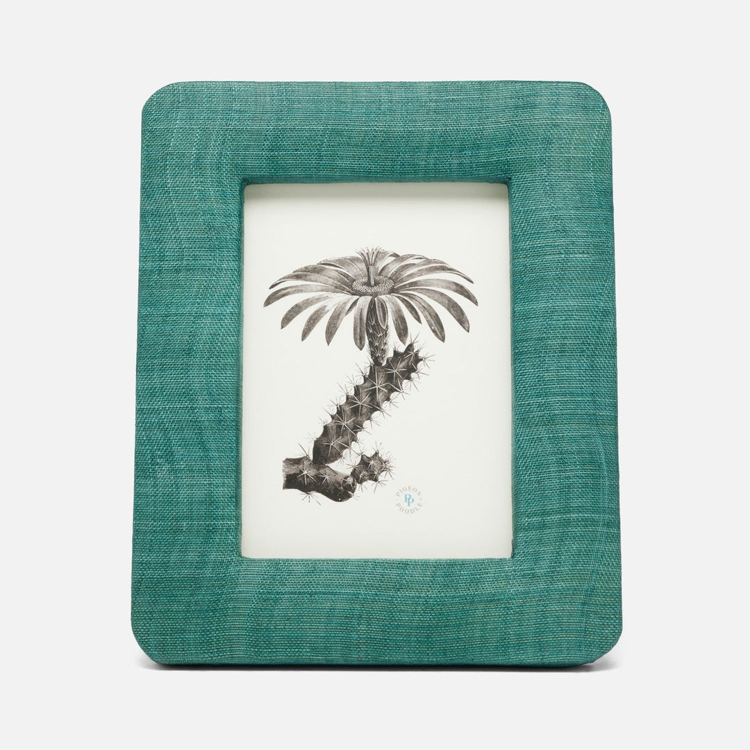 Halle, Emerald Green, Frame, 5"X7", Silken Abaca