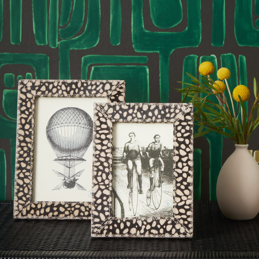 Hana, Baby Cheetah, Frame, 5"X7", Hair-On-Hide