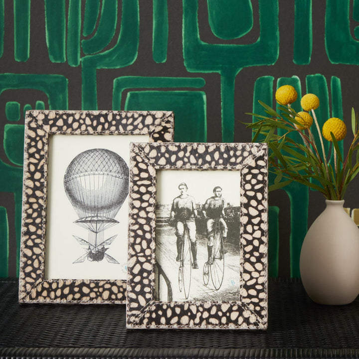 Hana, Baby Cheetah, Frame, 5"X7", Hair-On-Hide