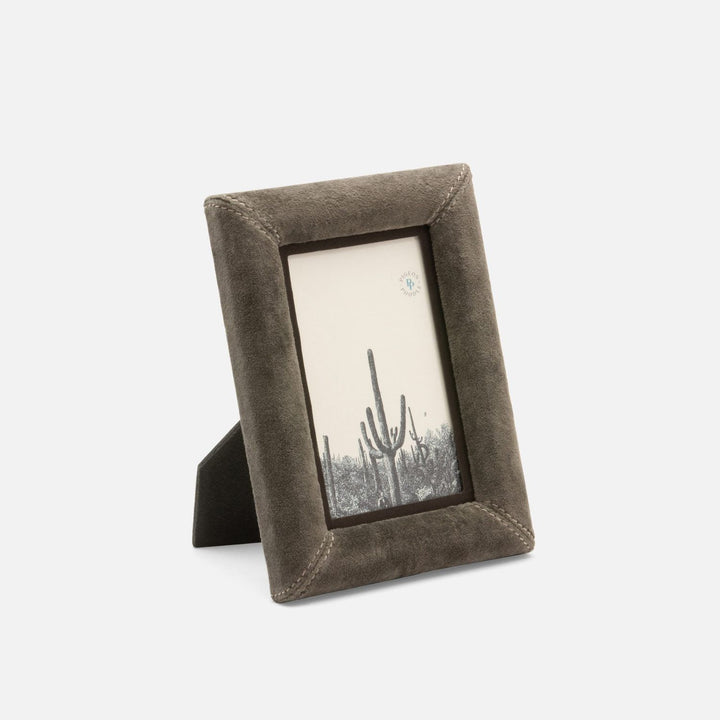 Juneau, Charcoal, Frame, 4"X6", Velvet