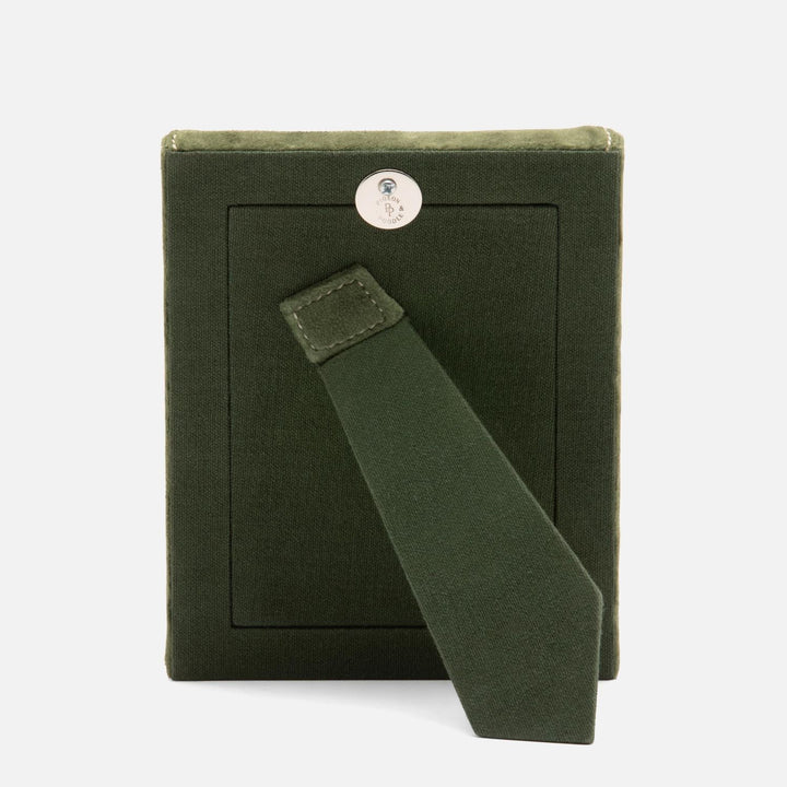 Juneau, Deep Green, Frame, 4"X6", Velvet