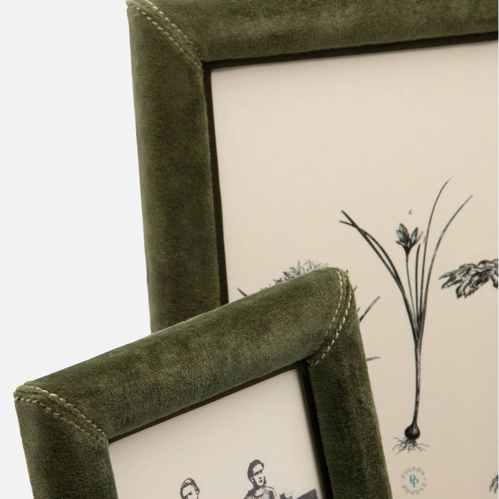 Juneau, Deep Green, Frame, 8"X10", Velvet