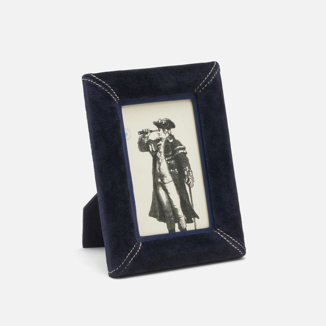 Juneau, Dark Navy, Frame, 4"X6", Velvet