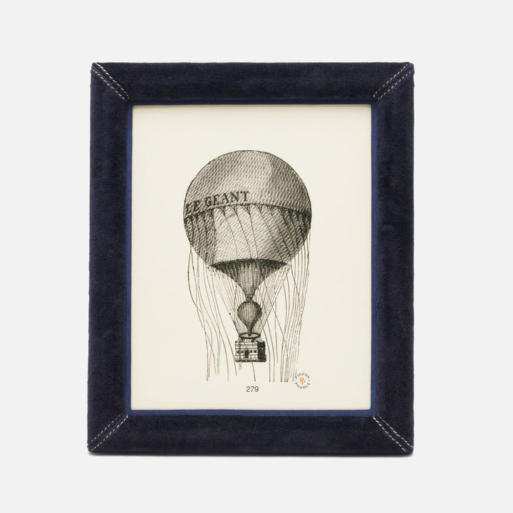 Juneau, Dark Navy, Frame, 8"X10", Velvet