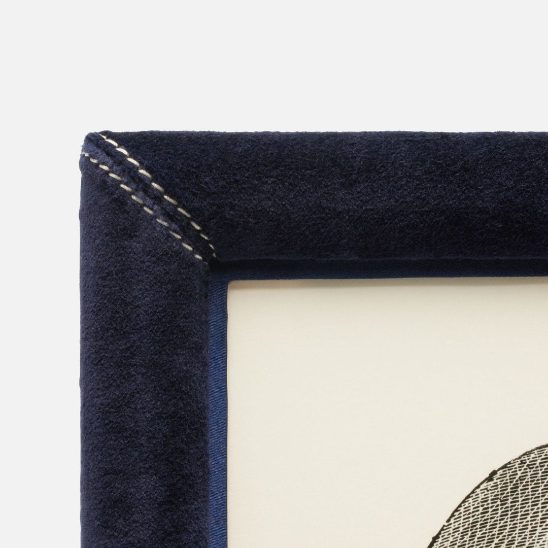 Juneau, Dark Navy, Frame, 8"X10", Velvet