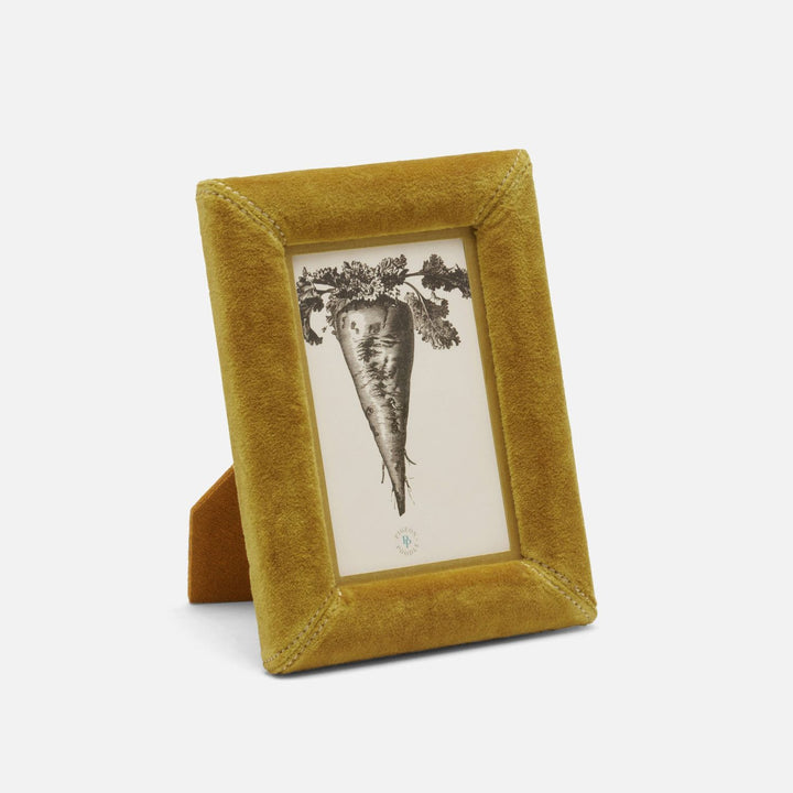 Juneau, Ocher, Frame, 4"X6", Velvet