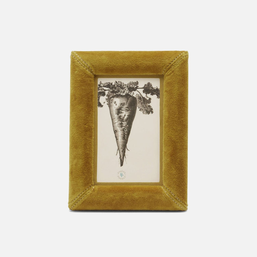 Juneau, Ocher, Frame, 4"X6", Velvet