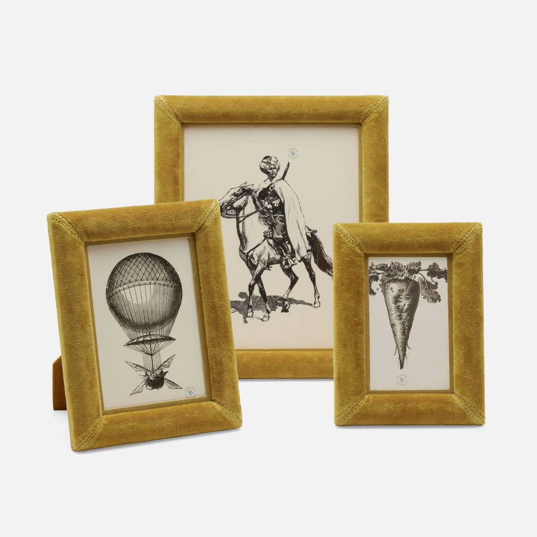 Juneau, Ocher, Frame, 8"X10", Velvet