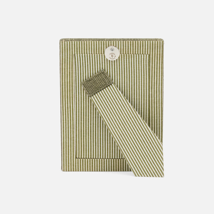 Kemi, Dark Green, Frame, 4"X6", Cotton Jute