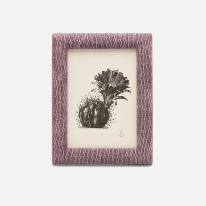 Kemi, Raspberry, Frame, 5"X7", Cotton Jute