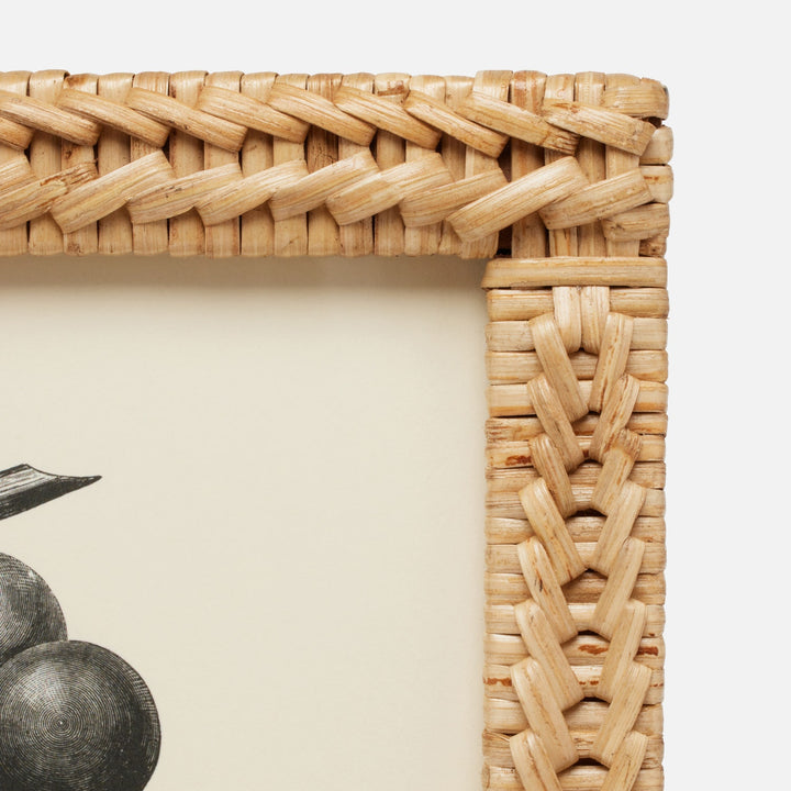 Meribel, Natural, Frame, 5"X7", Woven Bamboo