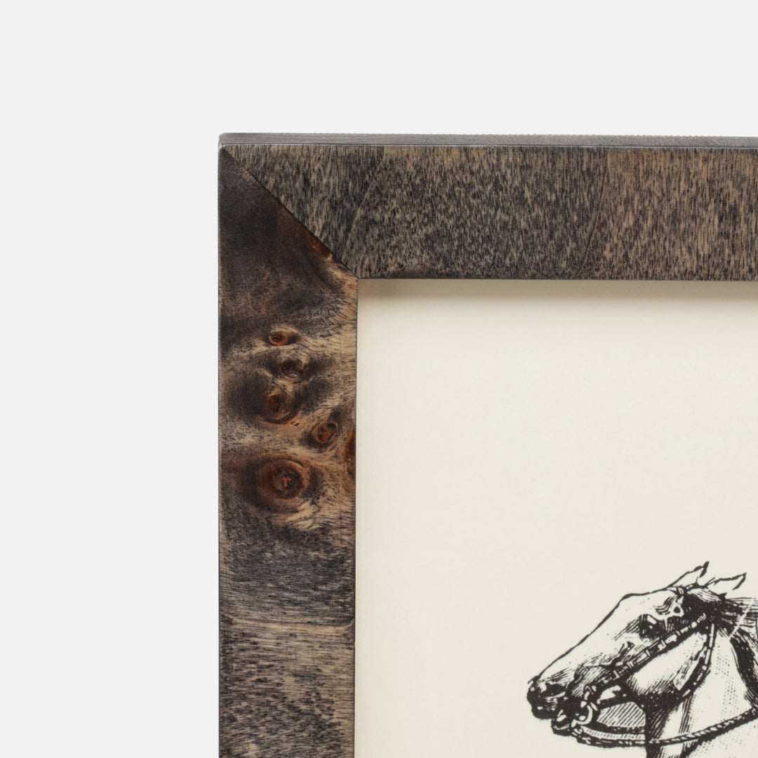 Nelson, Ash Gray, Frame, 8"X10", Mappa Burl