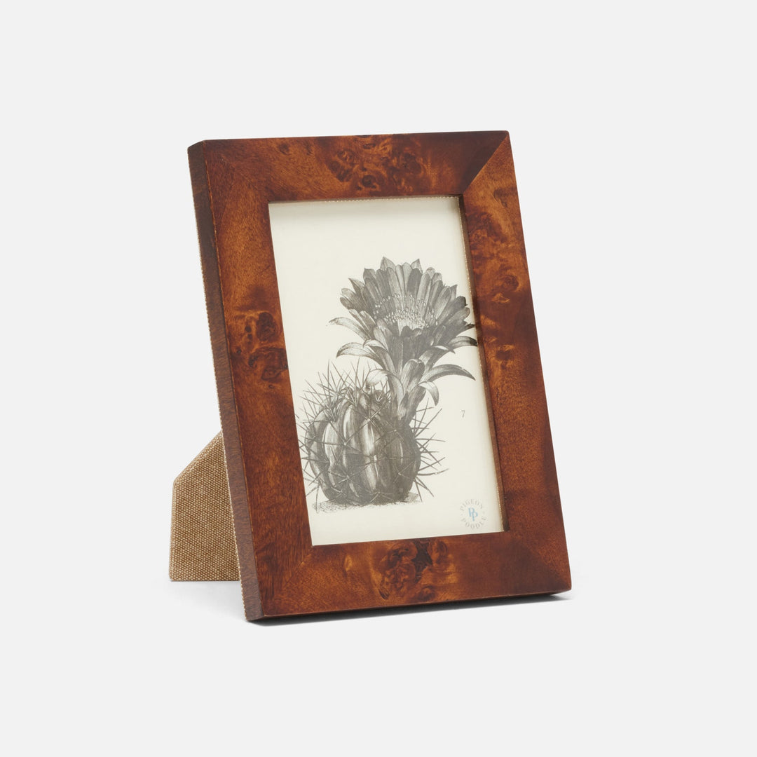Nelson, Dark Honey, Frame, 4"X6", Mappa Burl