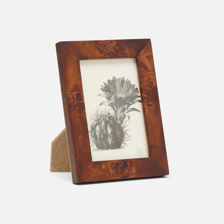Nelson, Dark Honey, Frame, 4"X6", Mappa Burl