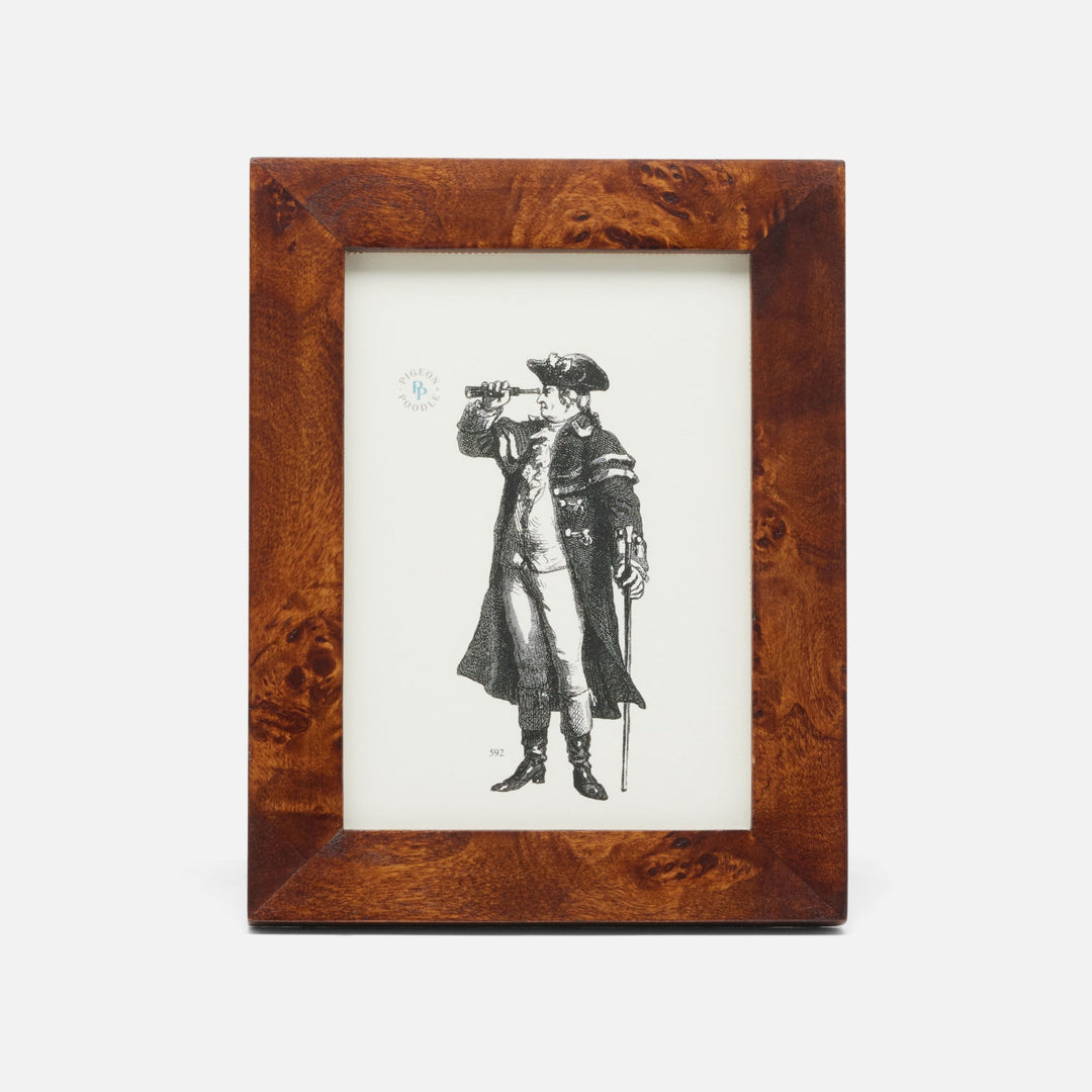 Nelson, Dark Honey, Frame, 5"X7", Mappa Burl
