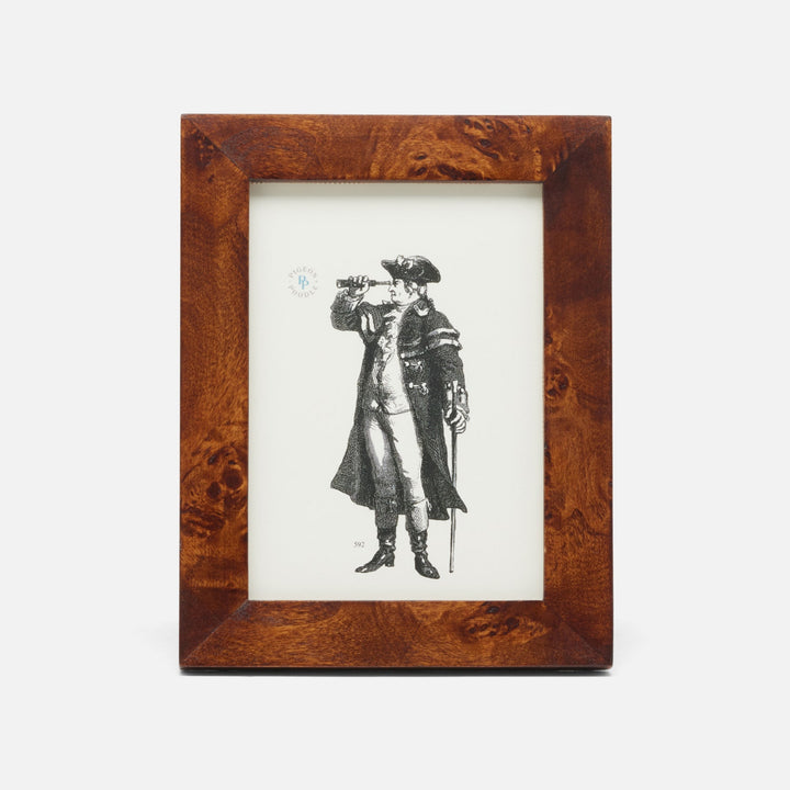 Nelson, Dark Honey, Frame, 5"X7", Mappa Burl