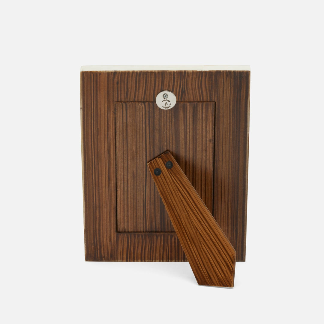 Novara, Natural, Frame, 4"X6", Bone