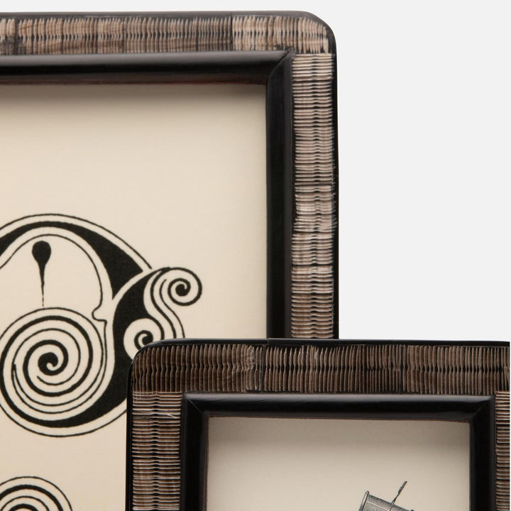 Rauma, Dark, Frame, 8"X10", Chiseled Horn