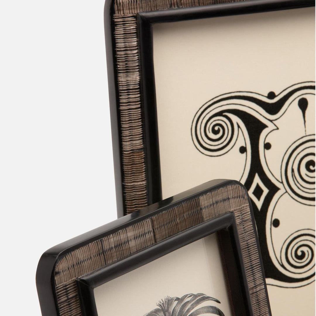 Rauma, Dark, Frame, 8"X10", Chiseled Horn