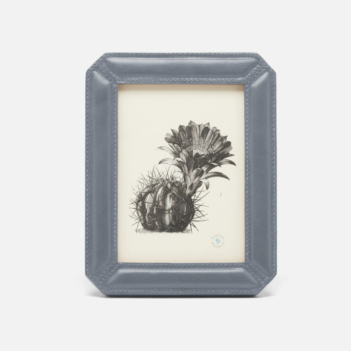 Stanley, Dark Gray, Frame, 5"X7', Full-Grain Leather