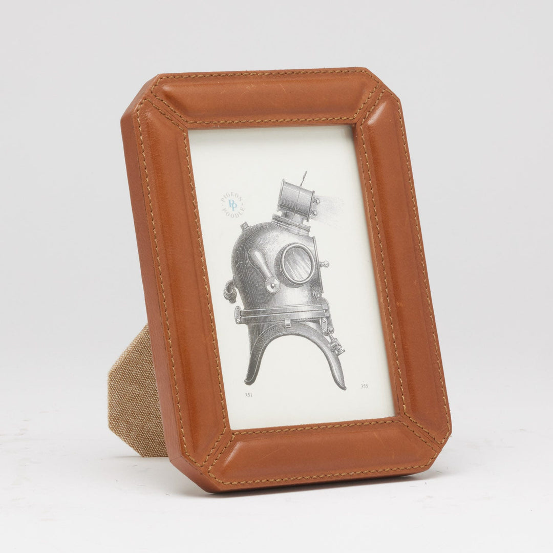 Stanley, Saddle, Frame, 4"X6", Full-Grain Leather