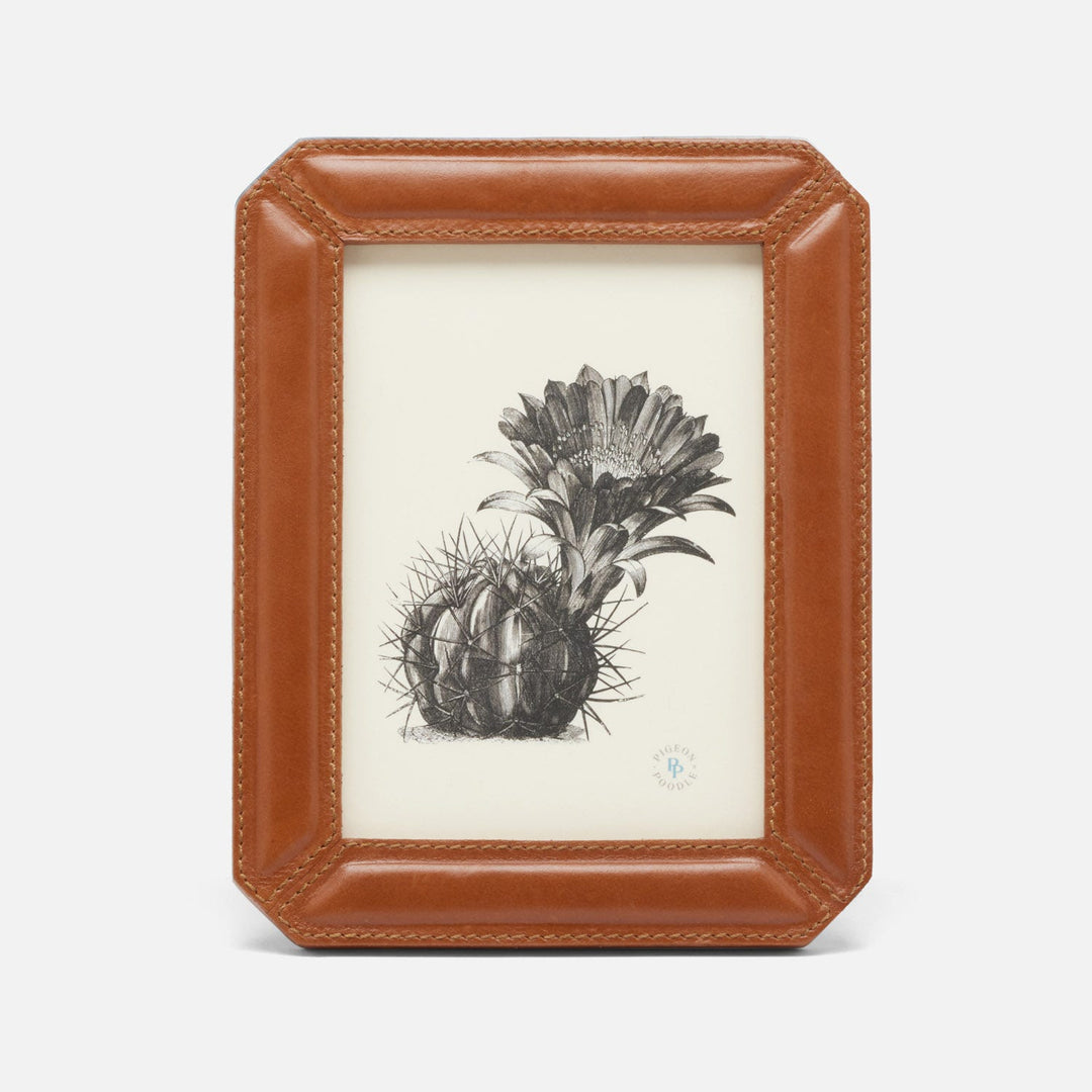 Stanley, Saddle, Frame, 5"X7", Full-Grain Leather