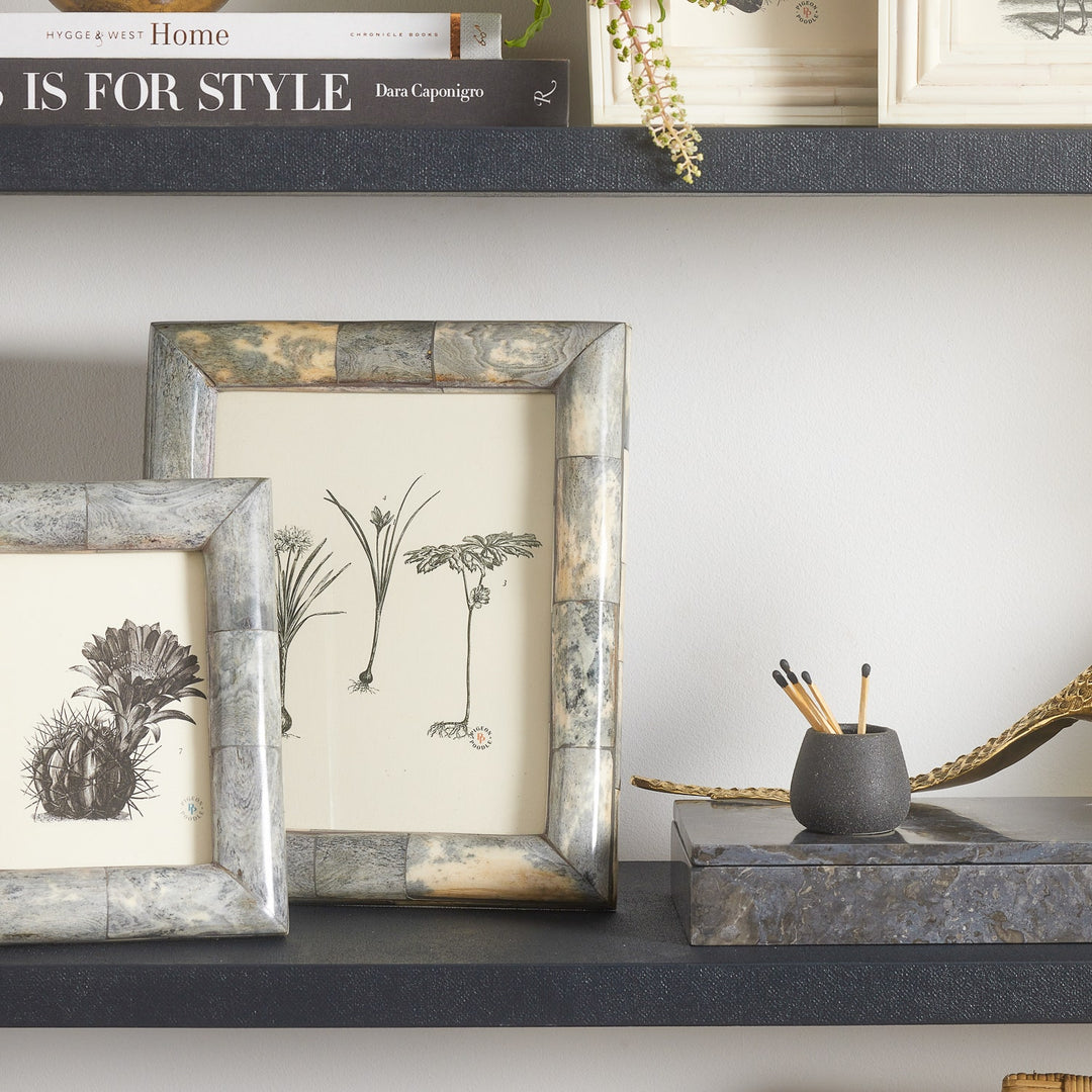 Vannes, Antique Gray, Frame, 8"X10", Bone