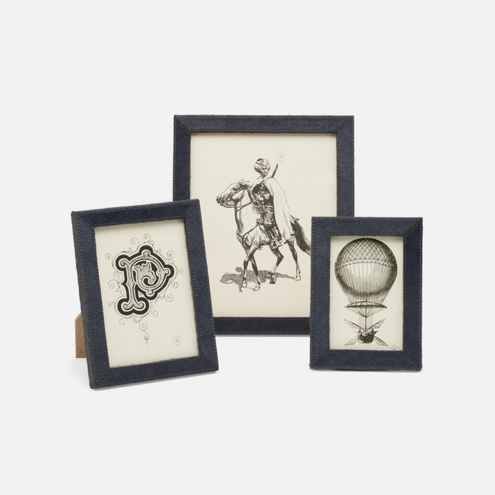 Verwood, Midnight, Frame, Hair-On-Hide, 8X10