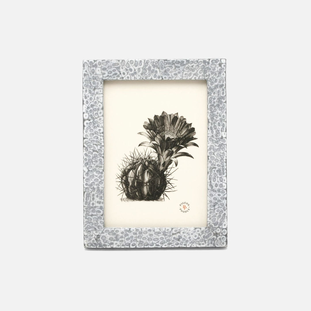 Westport, Silver/White, Frame, 5"X7", Lacquered Eggshell