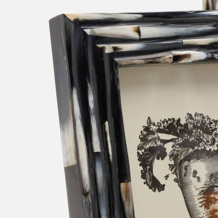 Winslow, Dark Mix, Frame, 5"X7", Horn