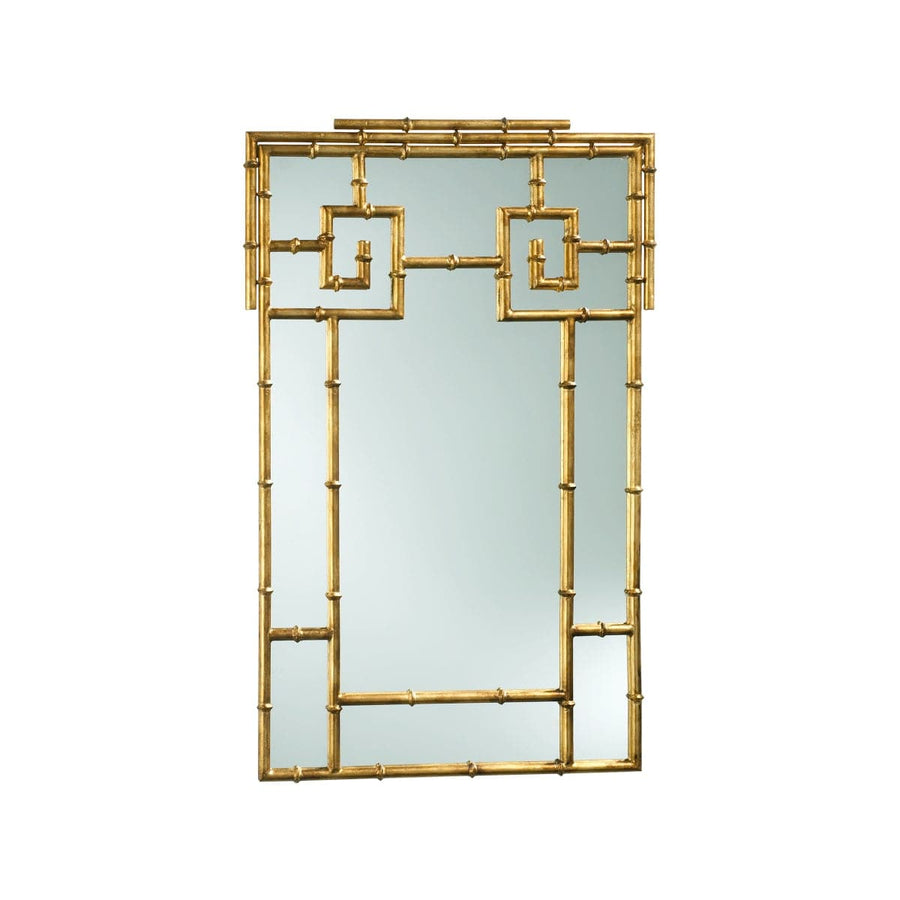Bamboo Mirror | Gold-Cyan Design-CYAN-3033-Mirrors-1-France and Son