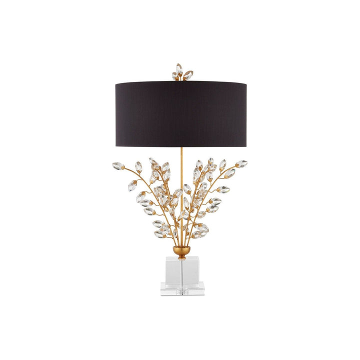 Forget-Me-Not Gold Table Lamp