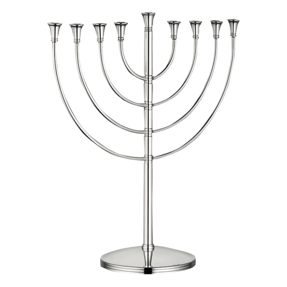 Hanukkah Judaique Silver Plated, Célébrations Decorative Object