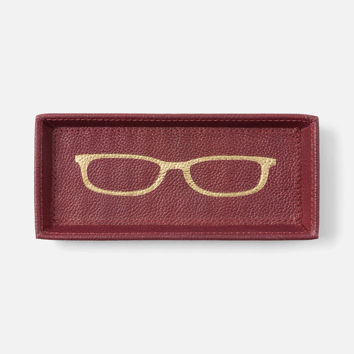 Decorah, Aged Camel, Eyeglass Holder, Let It Be, Full-Grain Leather, Pack/2