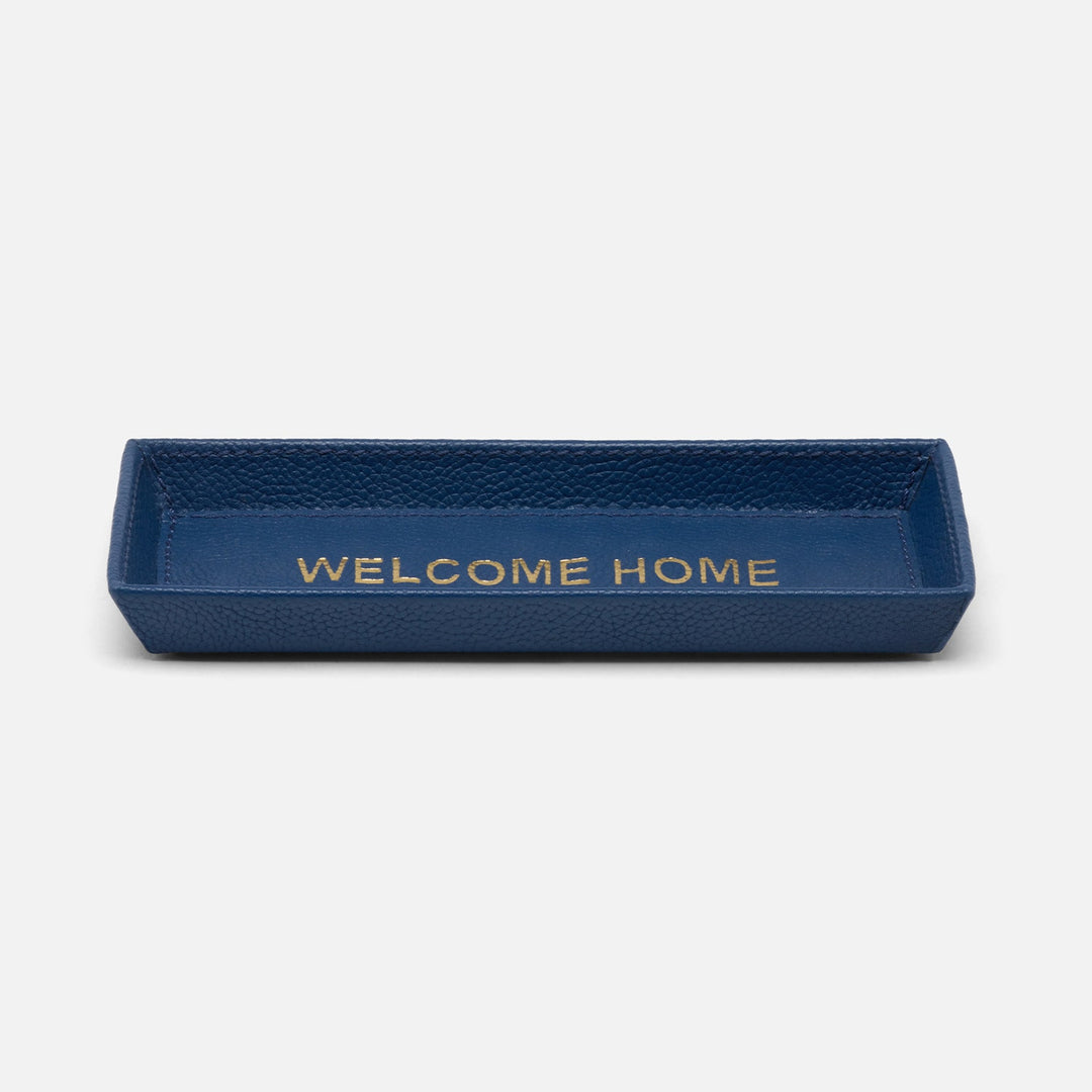 Decorah, Navy, Eyeglass Holder, Welcome Home, Full-Grain Leather, Pack/2